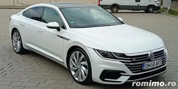 Second-hand VW Arteon R-line 240 CP (176 kW) 2018 Alb Coupe