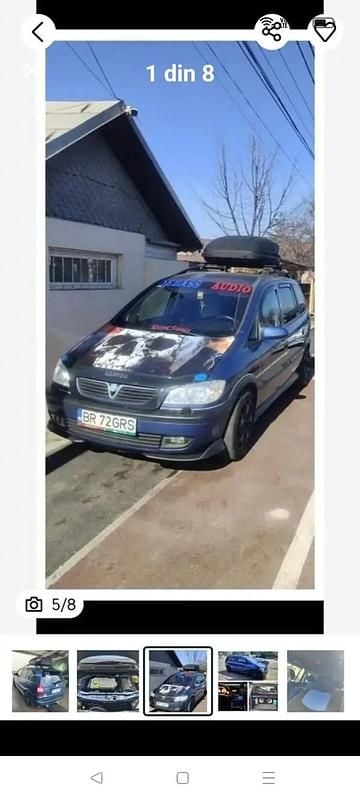 Utilizat 2002 Opel Zafira Monovolum | 2.200 EUR - Imagine 1/4