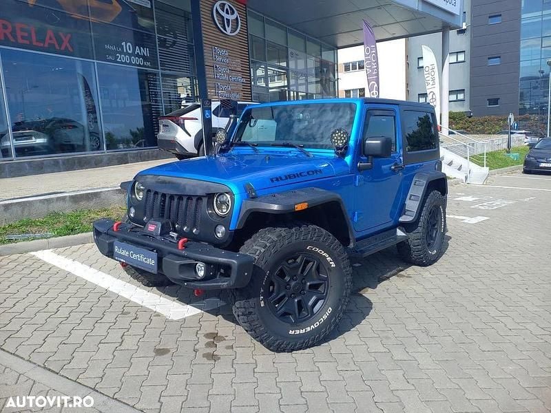 Culoarealbastru Utilizat 2015 Jeep Wrangler Rubicon SUV | 29.490 EUR (Preț OK) - Imagine 1/4