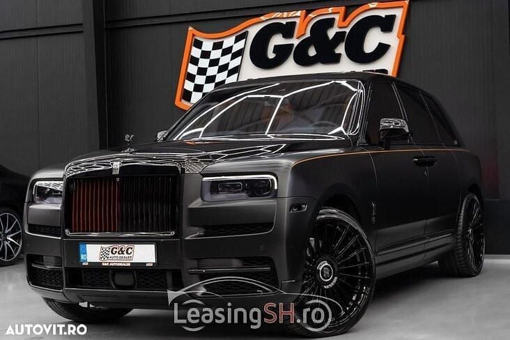 Negru Utilizat 2021 Rolls Royce Cullinan SUV | 375.202 EUR - Imagine 1/4