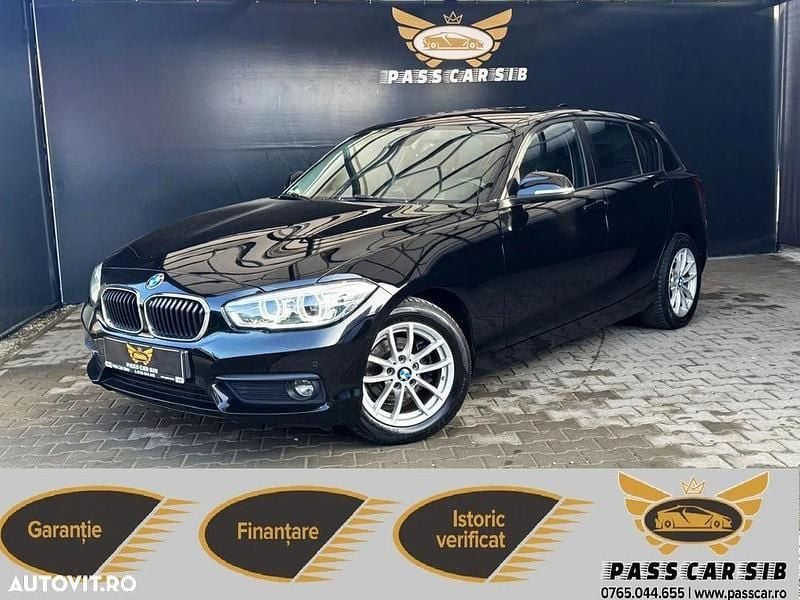 Negru Utilizat 2017 BMW 118 Advantage Hatchback | 10.990 EUR (Preț OK) - Imagine 1/4