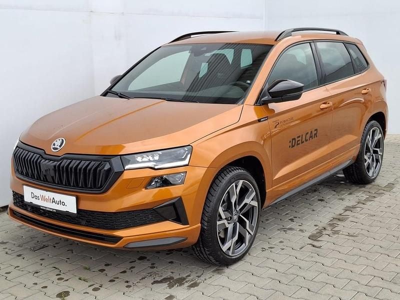 Nouă Skoda Karoq SportLine 190 CP (139 kW) 2025 Portocaliu mediu  metalic SUV