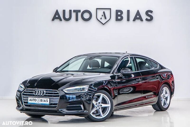 Negru Utilizat 2019 Audi A5 Sportback Sport Berlinǎ | 19.449 EUR (Super Preț) - Imagine 1/4