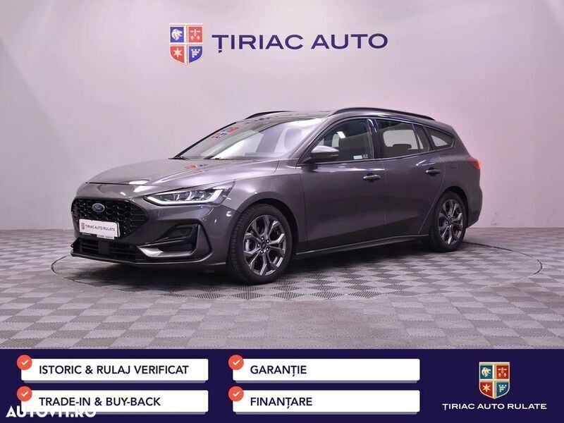 Gri Utilizat 2022 Ford Focus ST-Line Break | 13.990 EUR (Preț OK) - Imagine 1/4