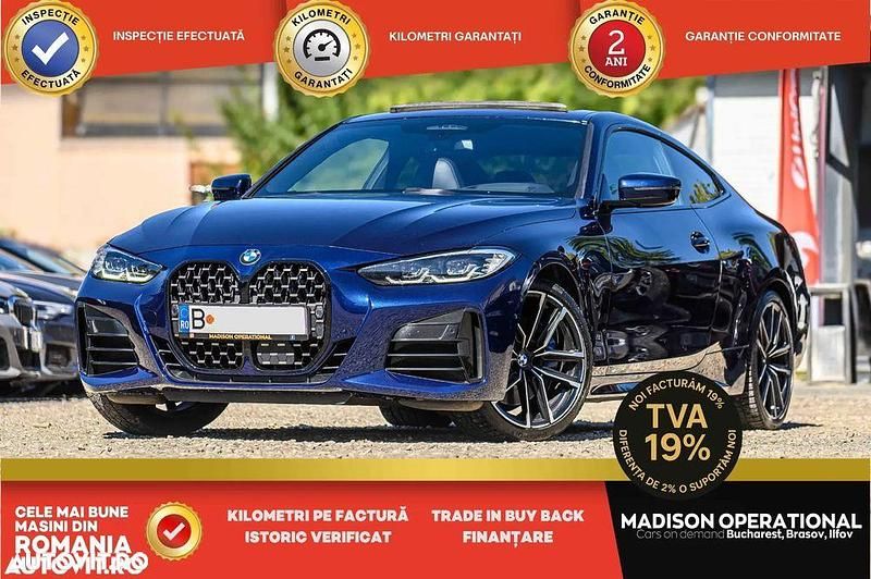 Culoarealbastru Utilizat 2021 BMW 440 M Sport Coupe | 40.949 EUR - Imagine 1/4