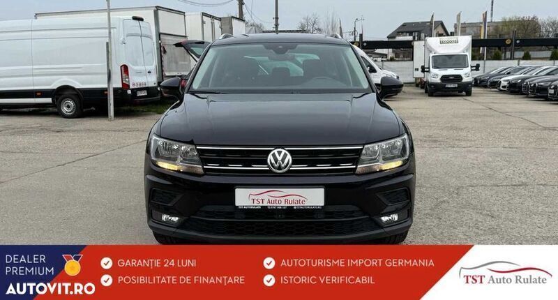 Negru Utilizat 2019 VW Tiguan Comfortline SUV | 20.349 EUR (Preț OK) - Imagine 1/4