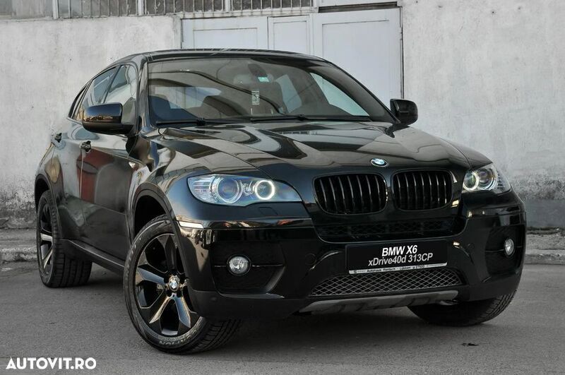 Negru Utilizat 2012 BMW X6 SUV | 16.900 EUR - Imagine 1/4