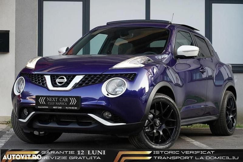 Culoarealbastru Utilizat 2015 Nissan Juke Tekna SUV | 9.950 EUR (Preț OK) - Imagine 1/4