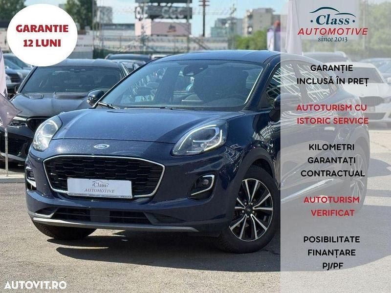 Culoarealbastru Utilizat 2021 Ford Puma SUV | 9.990 EUR (Preț bun) - Imagine 1/4