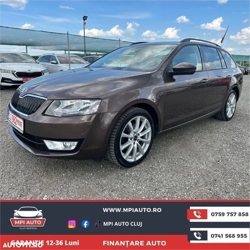 Maro Utilizat 2015 Skoda Octavia Style Break | 8.990 EUR (Puțin scump) - Imagine 1/3