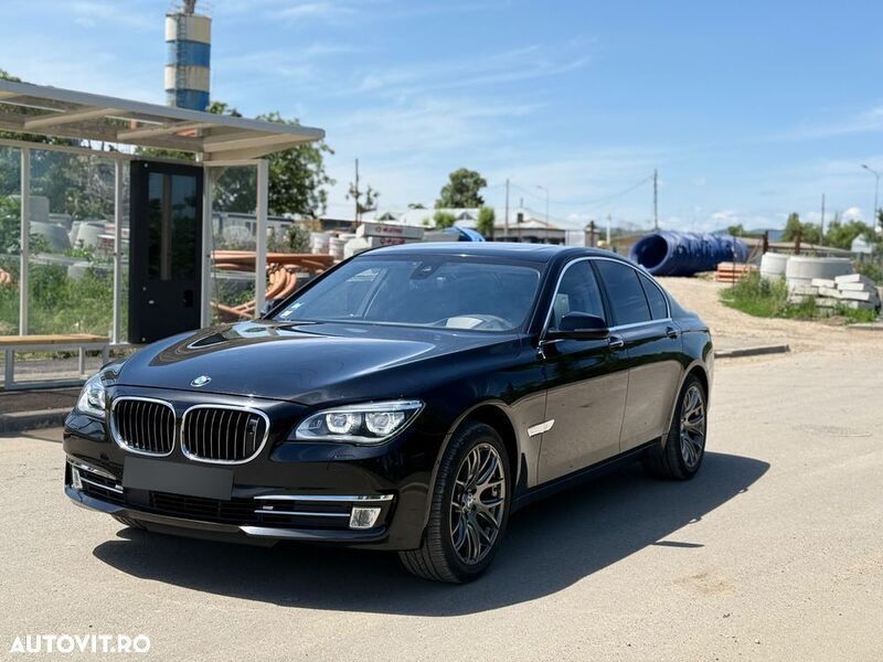 Negru Utilizat 2013 BMW 740 Exclusive Berlinǎ | 15.800 EUR (Super Preț) - Imagine 1/4
