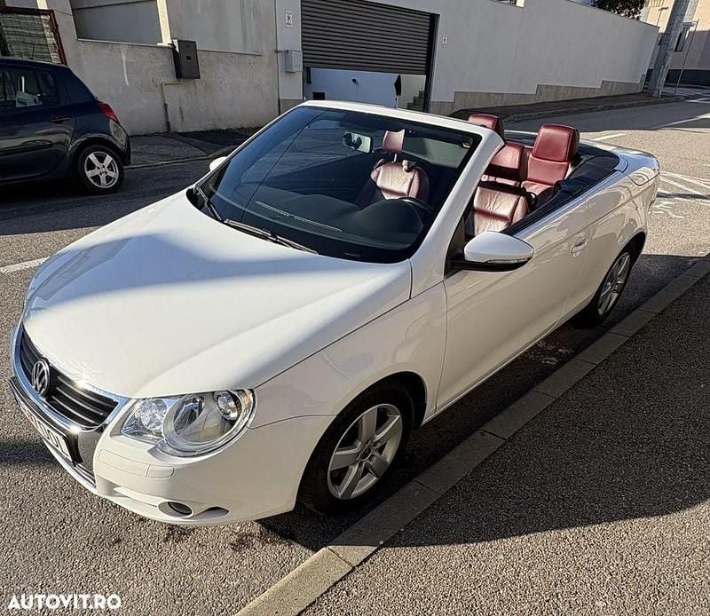 Second-hand VW Eos 140 CP (102 kW) 2008 Culoarealb Cabrio