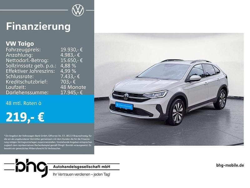 Utilizat 2023 VW Taigo Move SUV | 21.856 EUR (Puțin scump) - Imagine 1/1