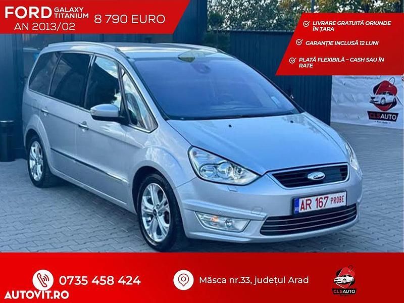Second-hand Ford Galaxy Titanium 163 CP (119 kW) 2013 Culoareargint Monovolum