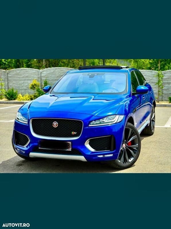 Albastru Utilizat 2017 Jaguar F-Pace First Edition SUV | 21.900 EUR (Scump) - Imagine 1/4