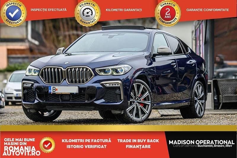 Culoarealbastru Utilizat 2021 BMW X6 M SUV | 59.949 EUR (Preț bun) - Imagine 1/4