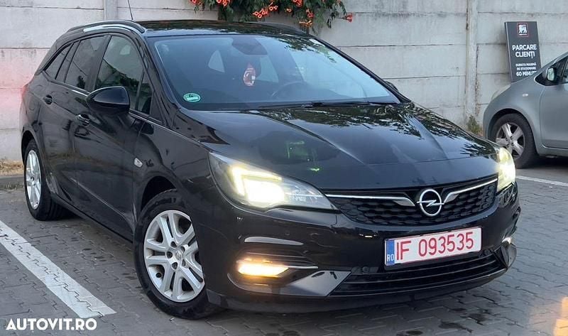 Negru Utilizat 2022 Opel Astra Business Elegance Break | 9.500 EUR (Super Preț) - Imagine 1/4