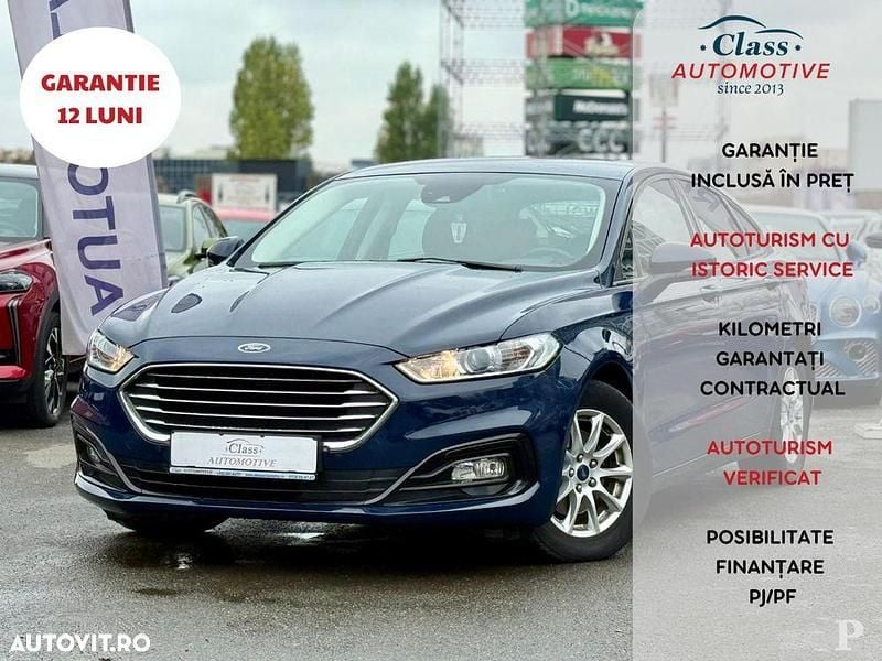 Culoarealbastru Utilizat 2020 Ford Mondeo Berlinǎ | 13.990 EUR (Preț bun) - Imagine 1/4