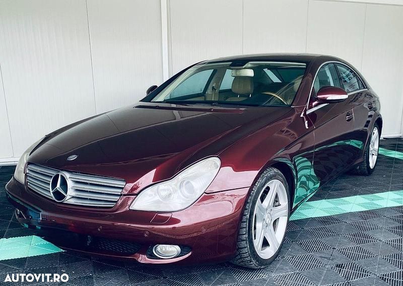 Second-hand Mercedes CLS320 224 CP (164 kW) 2007 Culoarerosu Coupe
