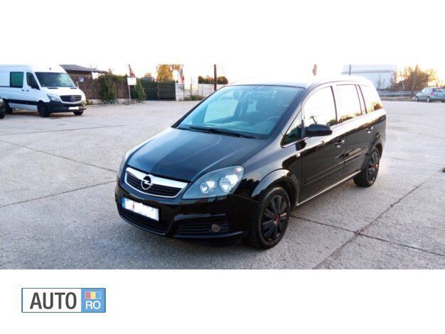 Negru Utilizat 2007 Opel Zafira Monovolum | 4.850 EUR - Imagine 1/4