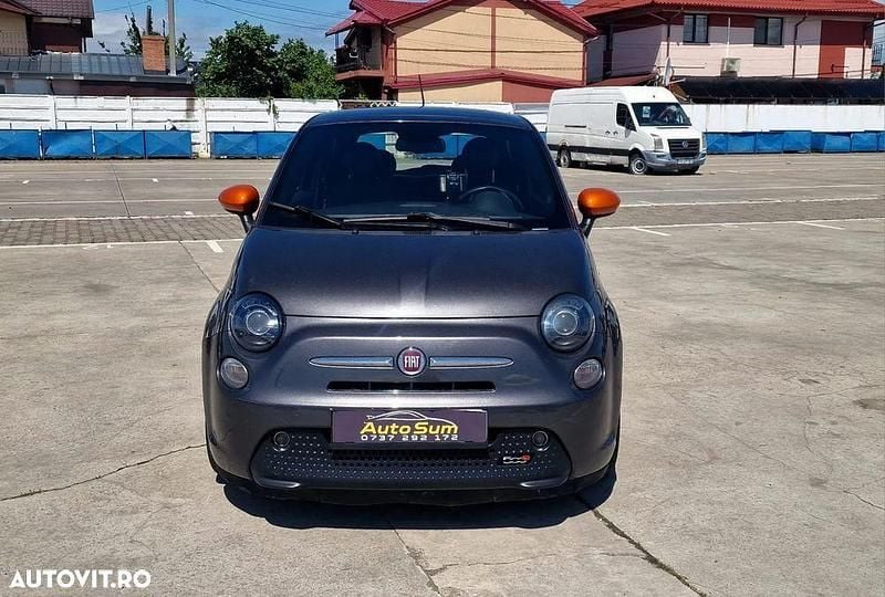 Gri Utilizat 2014 Fiat 500e Hatchback | 7.700 EUR - Imagine 1/4