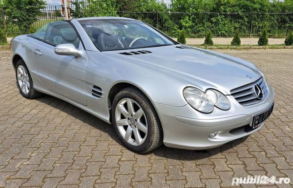 Second-hand Mercedes SL500 306 CP (225 kW) 2003 Argint Cabrio