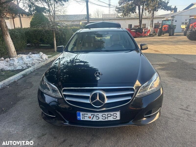 Negru Utilizat 2015 Mercedes E350 Berlinǎ | 15.000 EUR (Super Preț) - Imagine 1/4