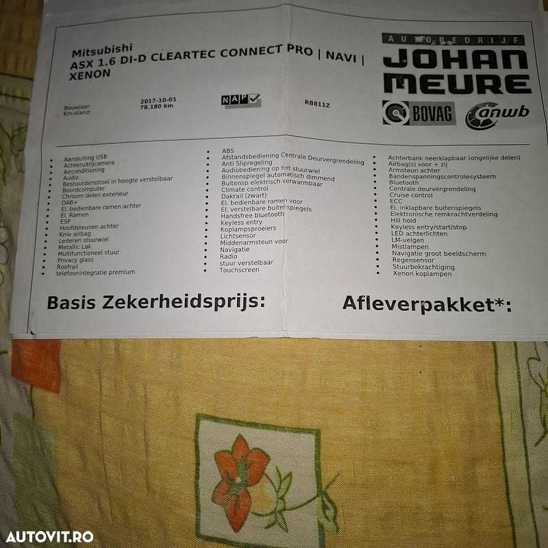 Culoarerosu Utilizat 2017 Mitsubishi ASX SUV | 12.000 EUR (Puțin scump) - Imagine 1/4