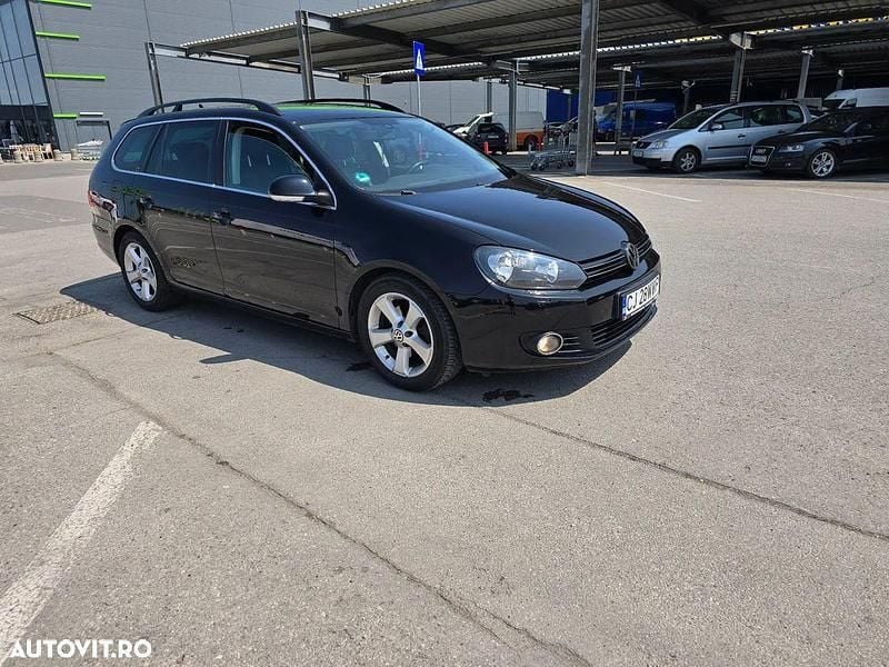 Culoarenegru Utilizat 2010 VW Golf VI Style Break | 4.500 EUR (Preț bun) - Imagine 1/4