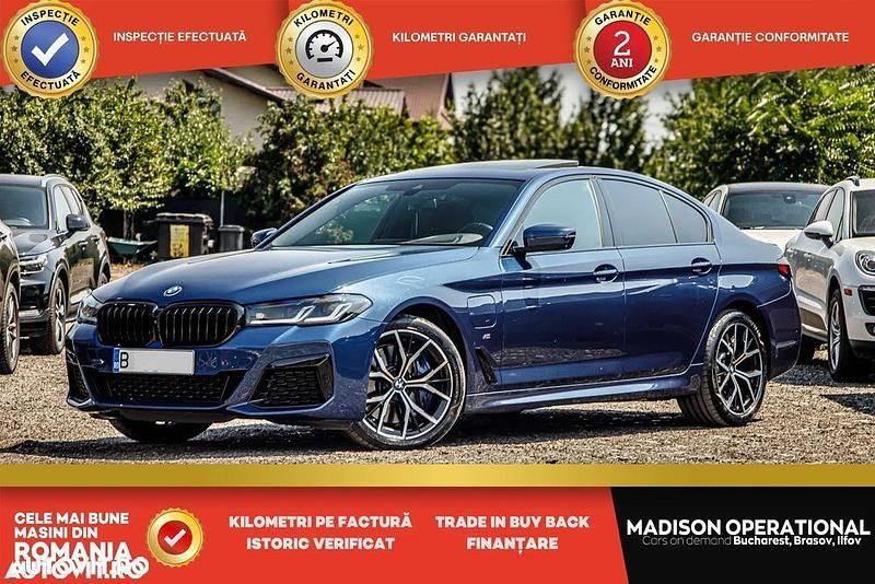 Culoarealbastru Utilizat 2020 BMW 545e Berlinǎ | 49.247 EUR (Preț OK) - Imagine 1/4