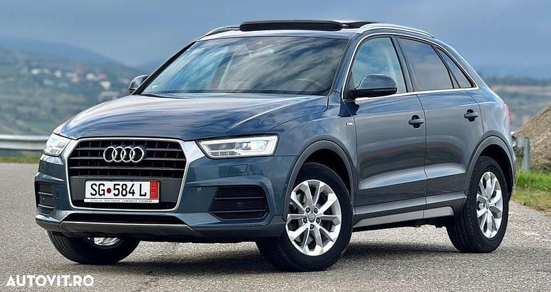 Culoarealbastru Utilizat 2016 Audi Q3 Sport SUV | 15.390 EUR (Puțin scump) - Imagine 1/4