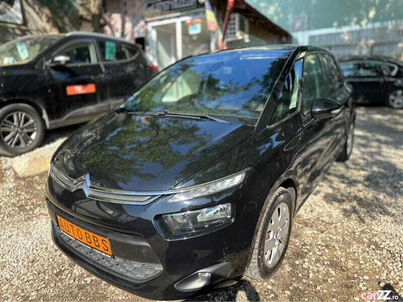 Negru Utilizat 2014 Citroën C4 Picasso Monovolum | 6.999 EUR (Scump) - Imagine 1/4