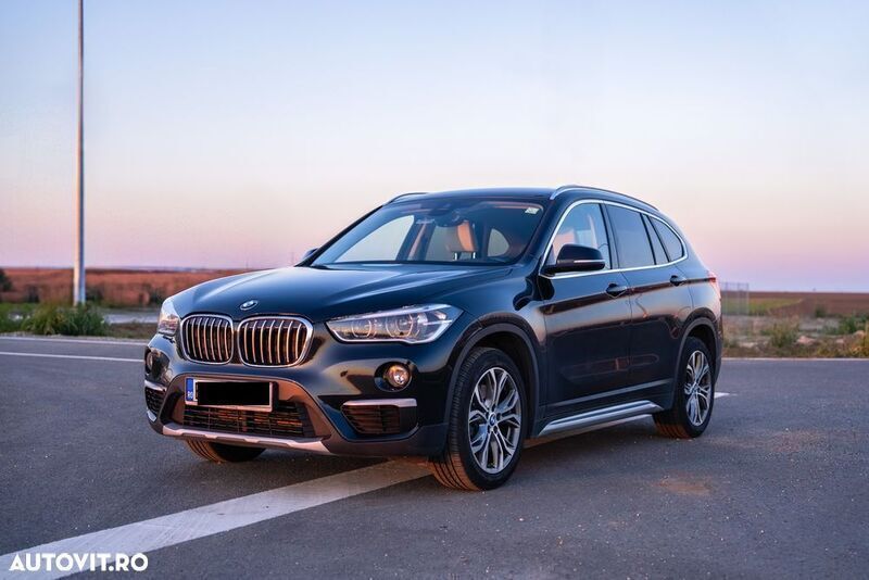 Negru Utilizat 2016 BMW X1 xLine SUV | 15.700 EUR (Preț OK) - Imagine 1/4
