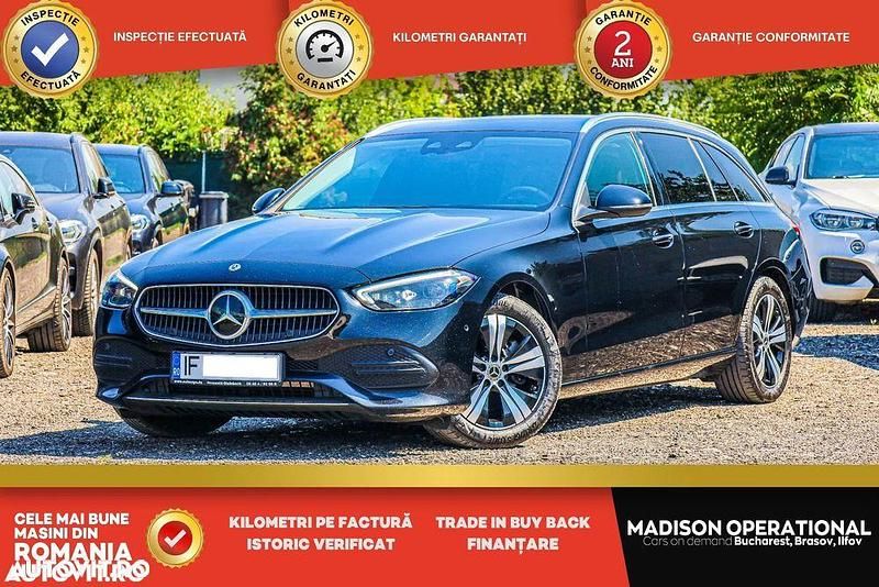 Negru Utilizat 2022 Mercedes C220 Break | 40.233 EUR - Imagine 1/4