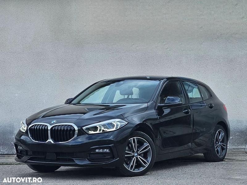 Culoarenegru Utilizat 2021 BMW 116 Sport Line Hatchback | 16.499 EUR (Preț bun) - Imagine 1/4