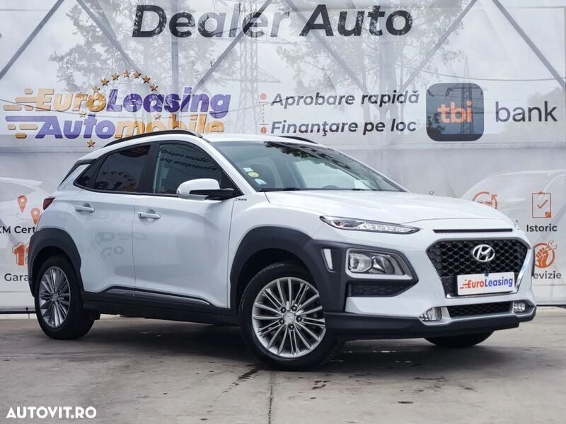 Second-hand Hyundai Kona Premium 136 CP (100 kW) 2019 Alb SUV