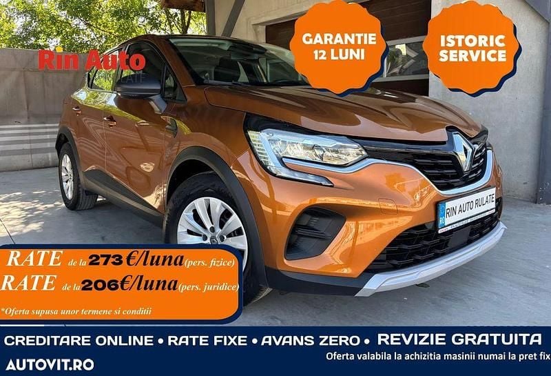 Culoareportocaliu Utilizat 2020 Renault Captur Zen SUV | 11.990 EUR (Preț OK) - Imagine 1/4