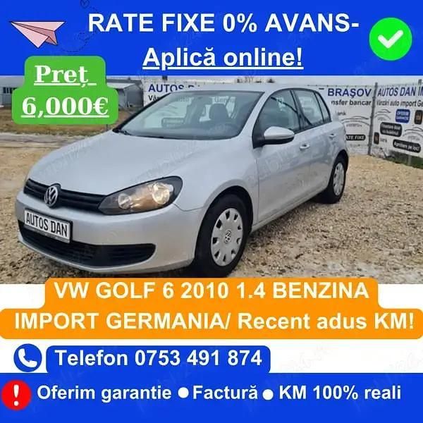 Argintiu Utilizat 2010 VW Golf VI Hatchback | 5.999 EUR (Scump) - Imagine 1/4