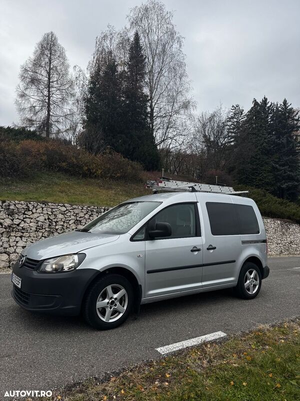 Argint Utilizat 2011 VW Caddy Trendline Monovolum | 5.550 EUR - Imagine 1/4