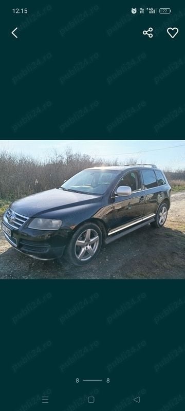 Negru Utilizat 2007 VW Touareg SUV | 5.000 EUR - Imagine 1/4