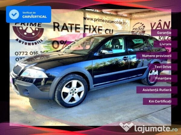 Negru Utilizat 2009 Skoda Octavia Scout Scout 4x4 Break | 7.799 EUR - Imagine 1/4