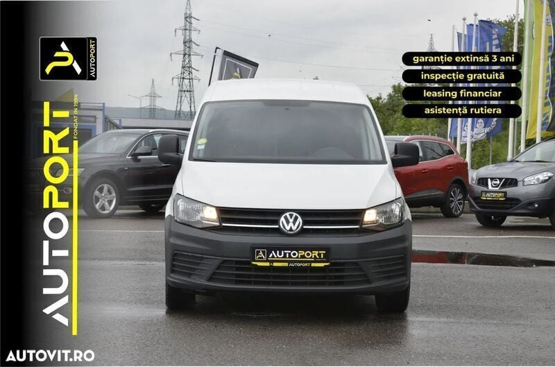 Alb Utilizat 2019 VW Caddy Monovolum | 8.990 EUR (Preț bun) - Imagine 1/4