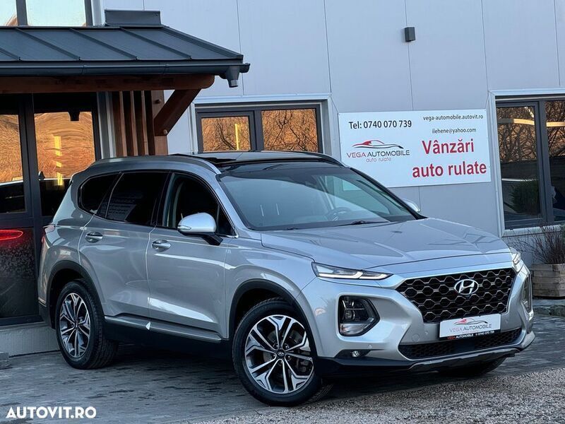 Gri Utilizat 2020 Hyundai Santa Fe SUV | 24.499 EUR (Preț OK) - Imagine 1/4