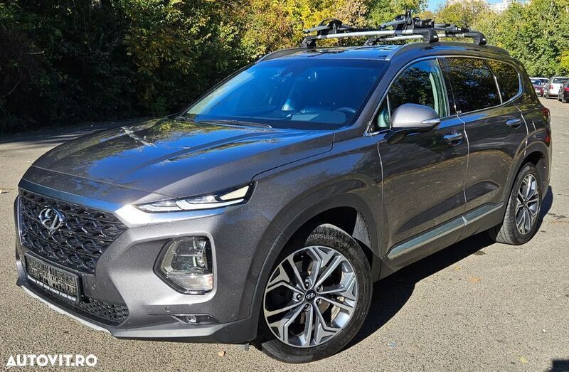 Gri Utilizat 2020 Hyundai Santa Fe Premium SUV | 27.800 EUR (Preț OK) - Imagine 1/4