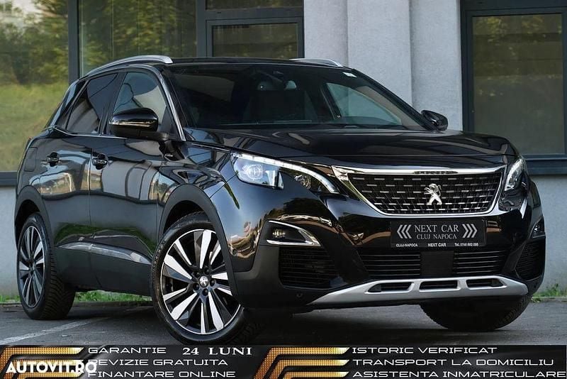 Culoarenegru Utilizat 2020 Peugeot 3008 GT-line SUV | 17.650 EUR (Scump) - Imagine 1/4