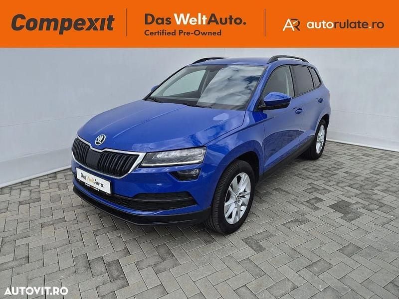 Albastru mediu normal Utilizat 2021 Skoda Karoq Style SUV | 21.350 EUR (Preț OK) - Imagine 1/4