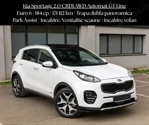 Utilizat 2016 Kia Sportage GT-Line SUV | 15.450 EUR (Preț bun) - Imagine 1/4
