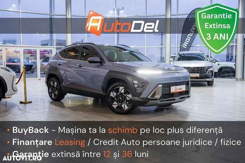 Culoarealbastru Nouă 2025 Hyundai Kona Premium SUV | 26.456 EUR (Preț OK) - Imagine 1/4