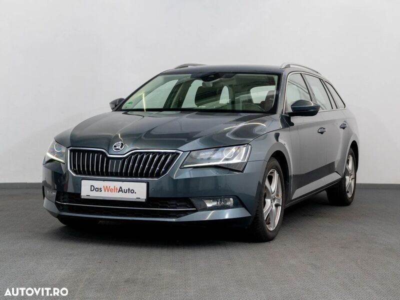 Gri Utilizat 2017 Skoda Superb Ambition Break | 15.750 EUR (Puțin scump) - Imagine 1/4