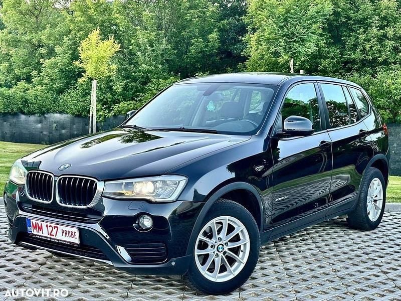 Negru Utilizat 2014 BMW X3 Luxury Line SUV | 12.490 EUR (Preț bun) - Imagine 1/4